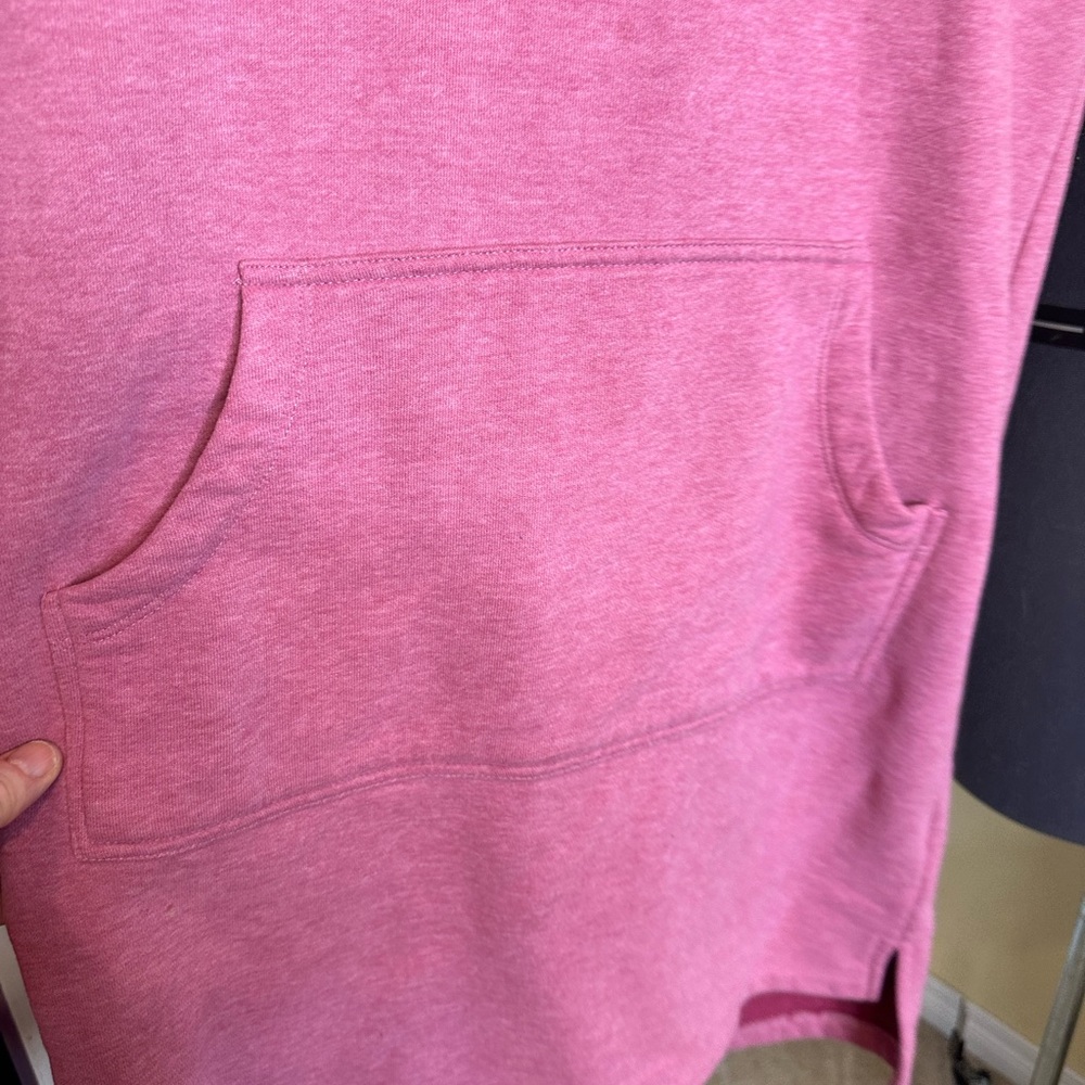 Nwot Wanakome Pink Hooded Dress with Front Pocket - Picture 7 of 14